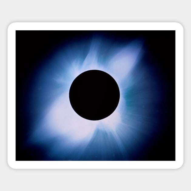 Total solar eclipse (R506/0144) Sticker by SciencePhoto